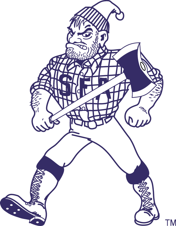 Stephen F. Austin Lumberjacks 2012-Pres Mascot Logo 04 vinyl decal